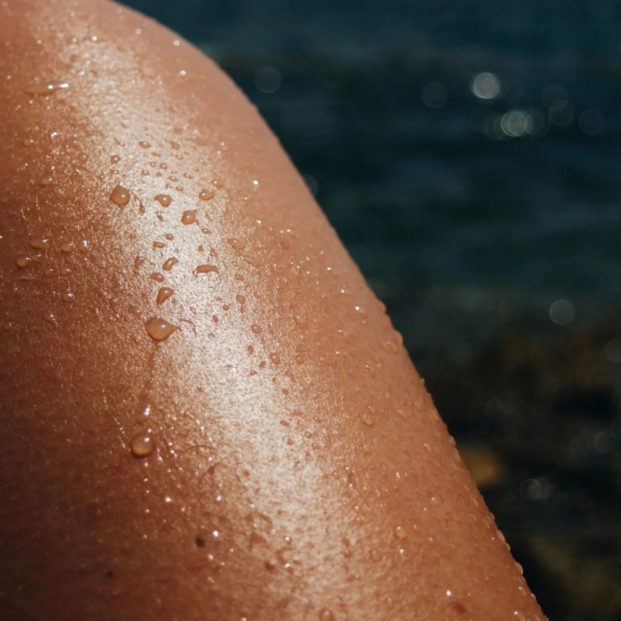 summer skin by water